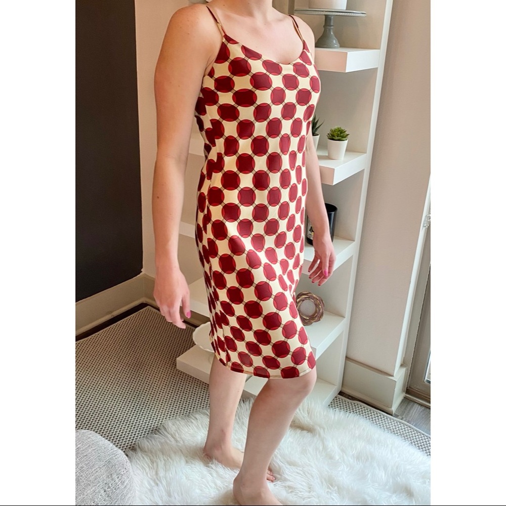Lapis Polka Dot Dress